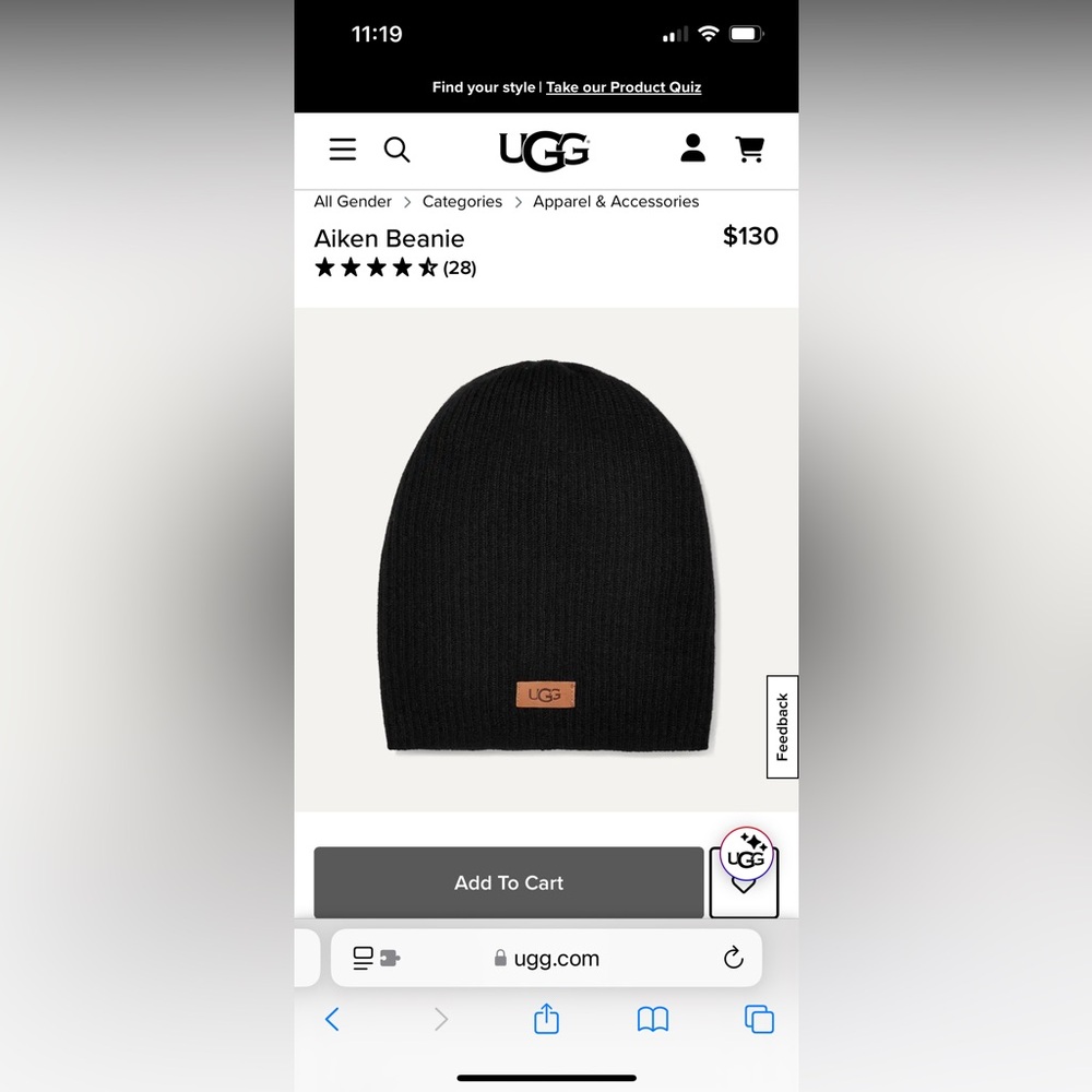 UGG Aiken Ribbed Beanie